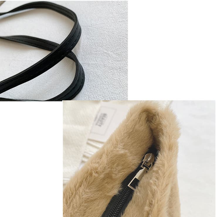 トートバッグ ファーバッグ ふわふわ | shoppinggo | 詳細画像6 