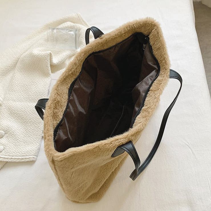 トートバッグ ファーバッグ ふわふわ | shoppinggo | 詳細画像7 