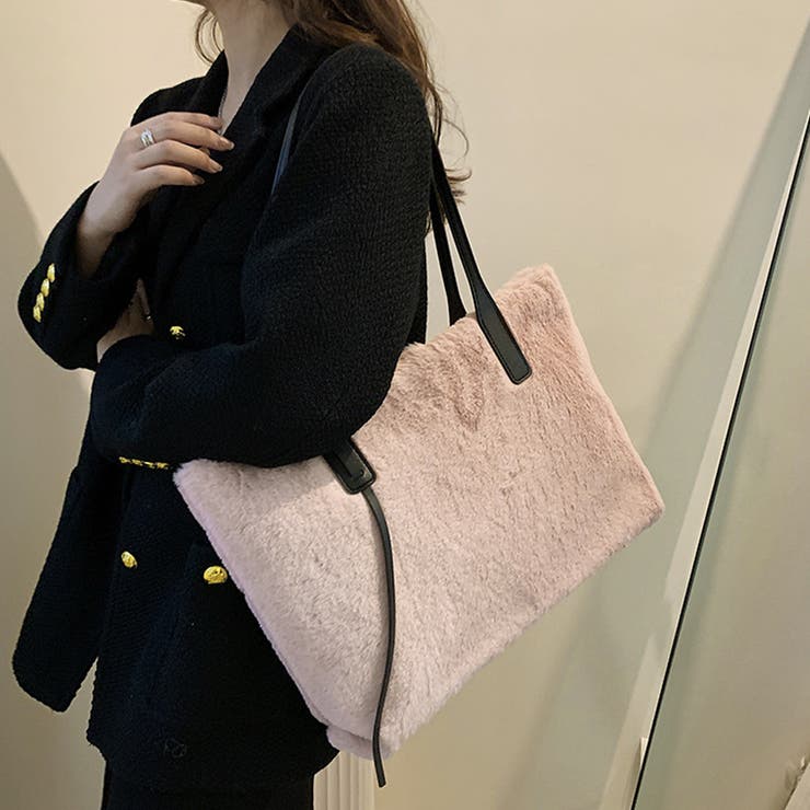 トートバッグ ファーバッグ ふわふわ | shoppinggo | 詳細画像19 