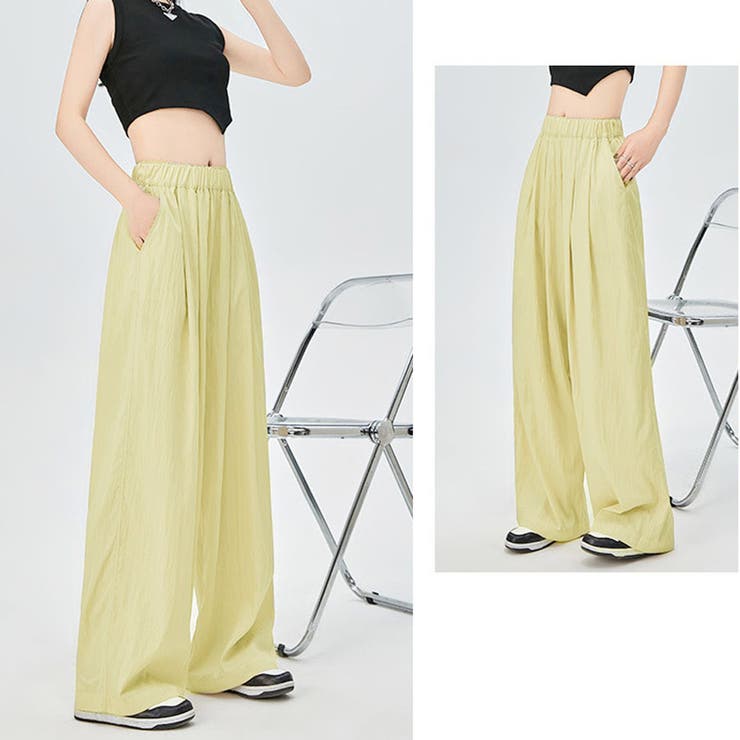 夏服 ワイドパンツ サマーパンツ | shoppinggo | 詳細画像14 