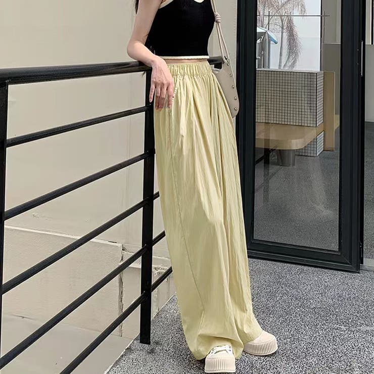 夏服 ワイドパンツ サマーパンツ | shoppinggo | 詳細画像15 