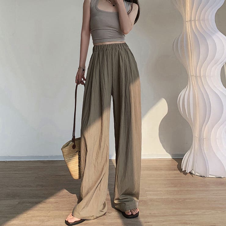 夏服 ワイドパンツ サマーパンツ | shoppinggo | 詳細画像17 