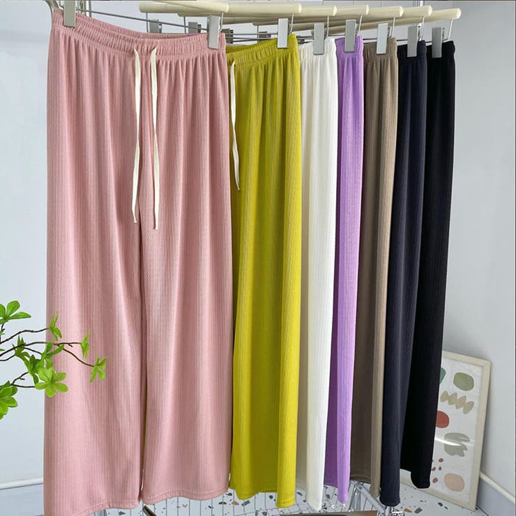 夏服 ワイドパンツ サマーパンツ | shoppinggo | 詳細画像3 