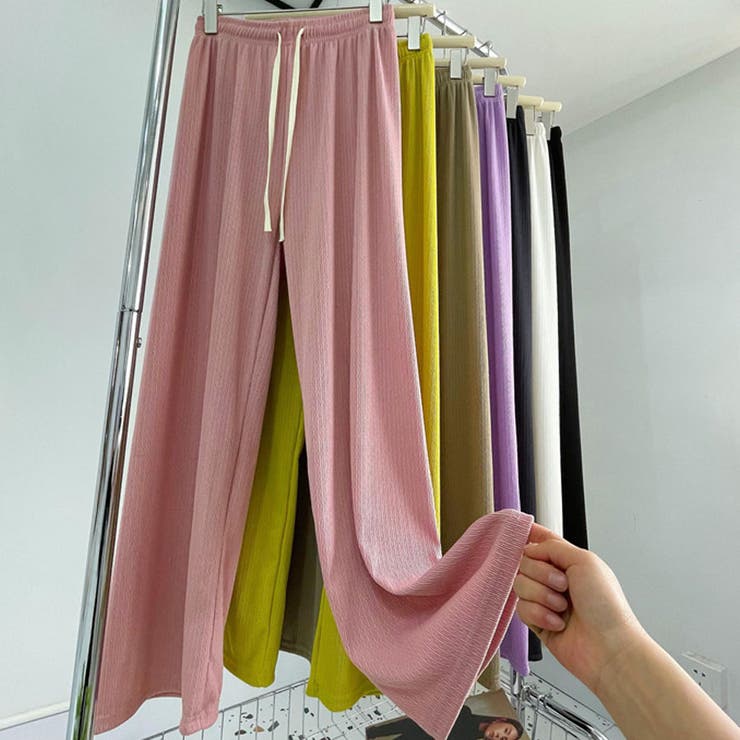 夏服 ワイドパンツ サマーパンツ | shoppinggo | 詳細画像4 