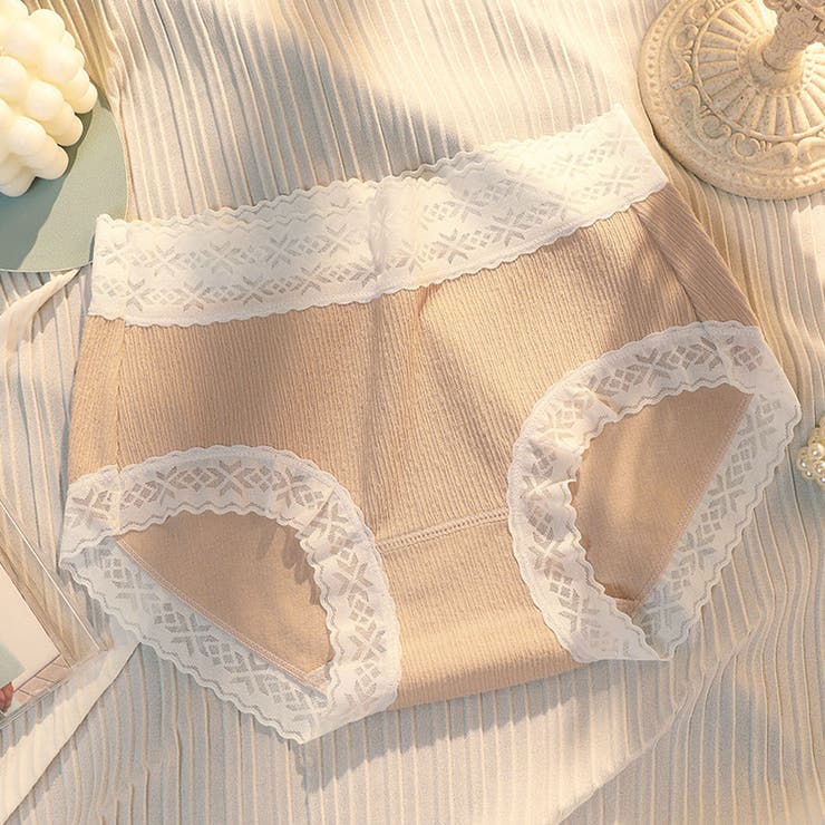 ベージュ | ショーツ レースショーツ ハイウエスト | shoppinggo