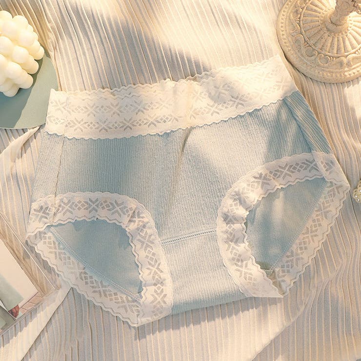ライトブルー | ショーツ レースショーツ ハイウエスト | shoppinggo