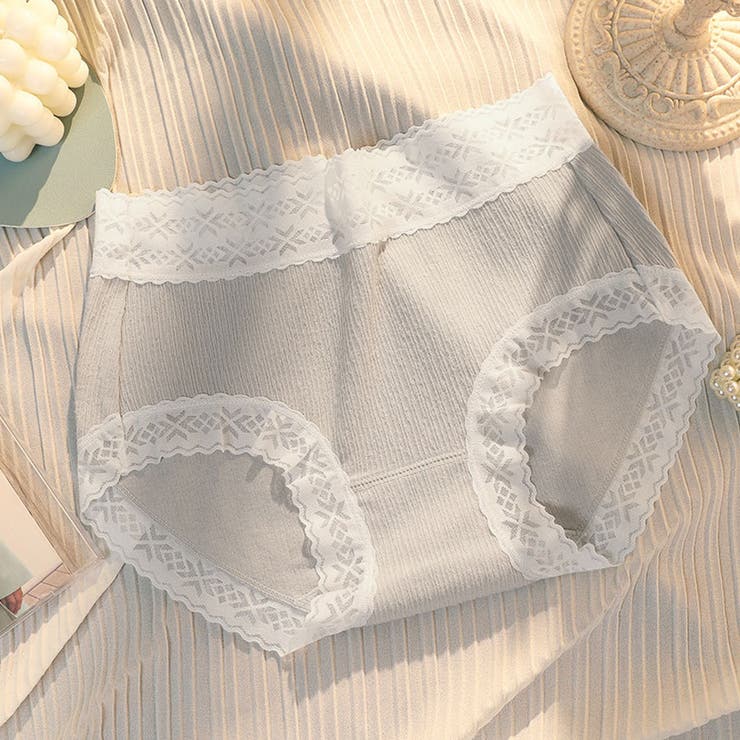 ライトグレー | ショーツ レースショーツ ハイウエスト | shoppinggo
