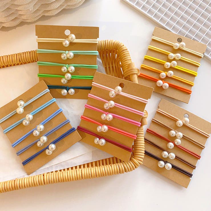 パールヘアゴム 5本セット おしゃれ | shoppinggo | 詳細画像4 