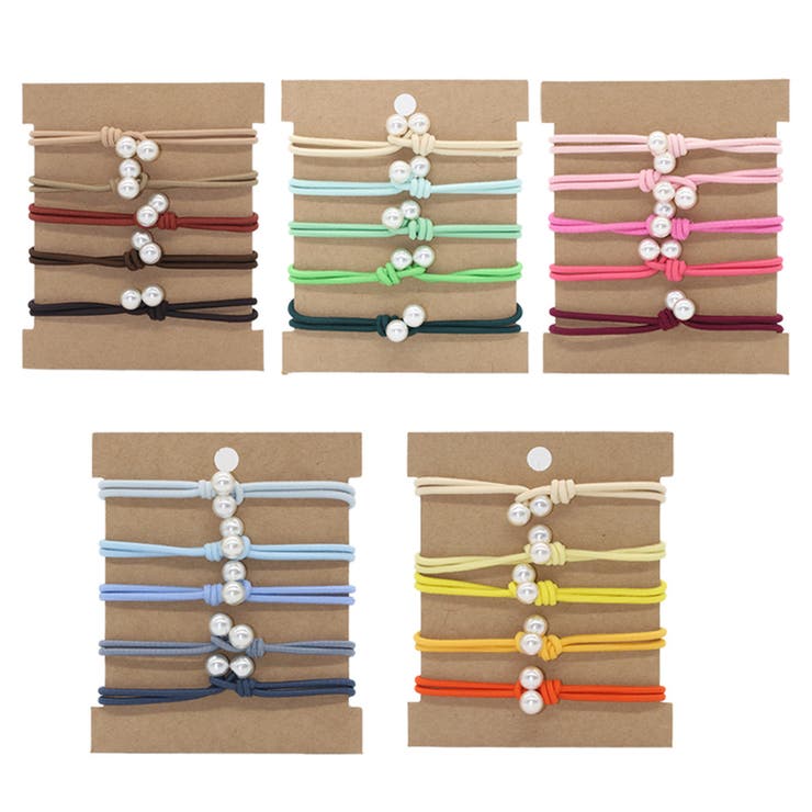 パールヘアゴム 5本セット おしゃれ | shoppinggo | 詳細画像5 