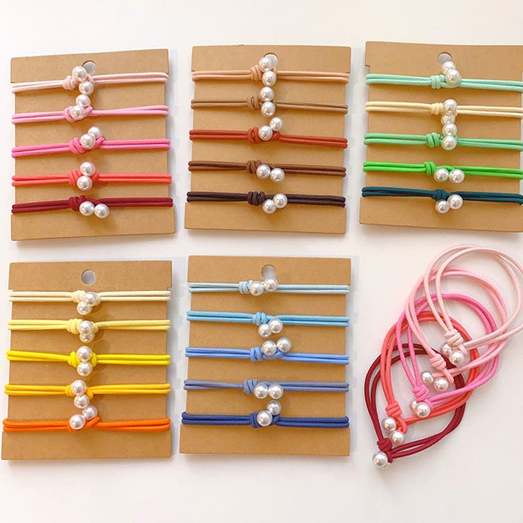 パールヘアゴム 5本セット おしゃれ | shoppinggo | 詳細画像7 