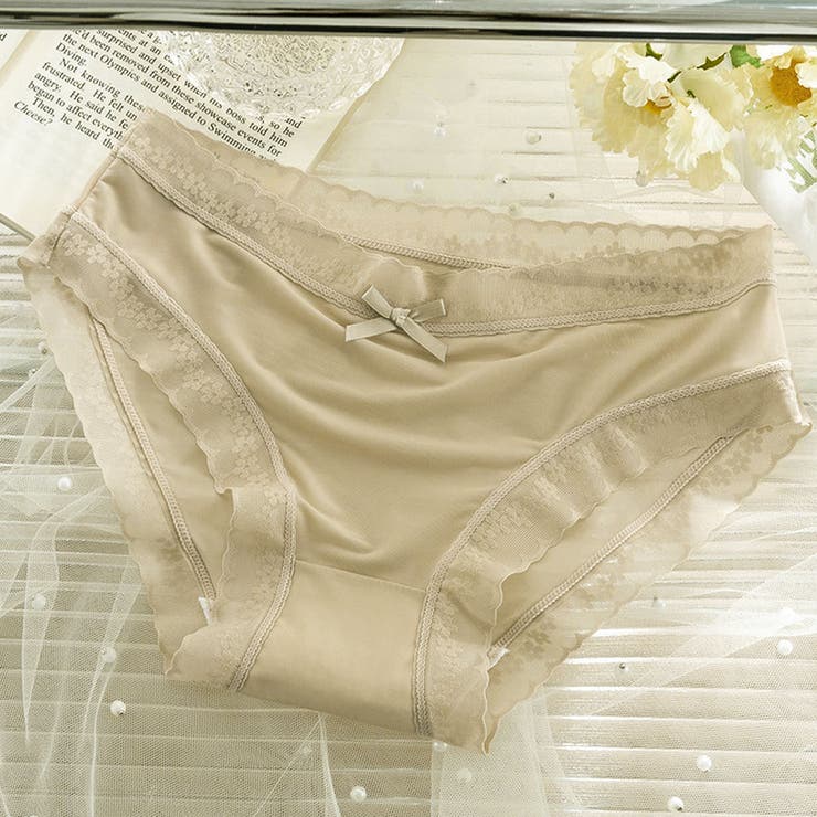 キャメル | レースショーツ 花柄 セクシー | shoppinggo