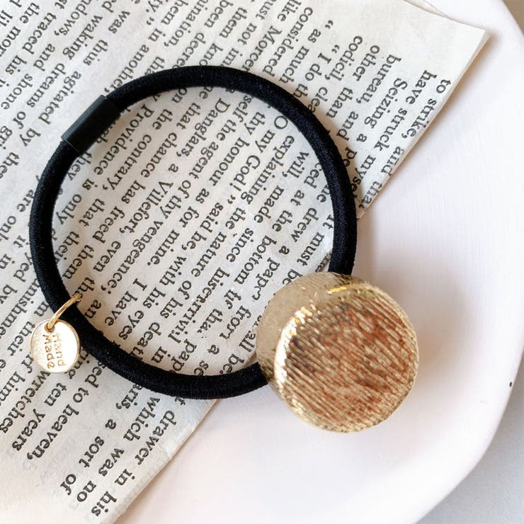 まる | ヘアゴム リングゴム 金属ビジュー | shoppinggo