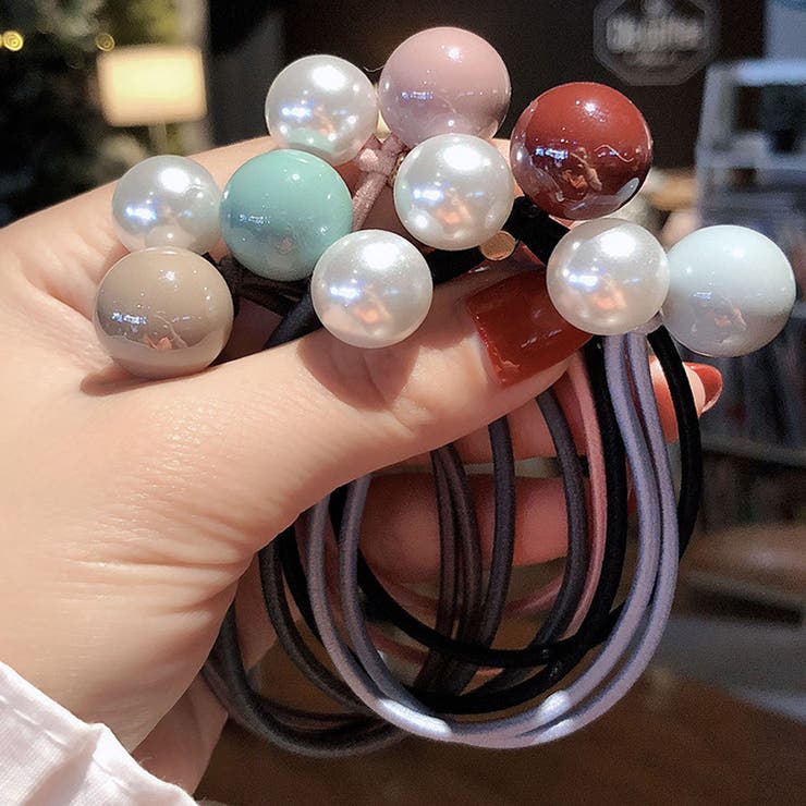 ヘアゴム パール おしゃれ | shoppinggo | 詳細画像5 