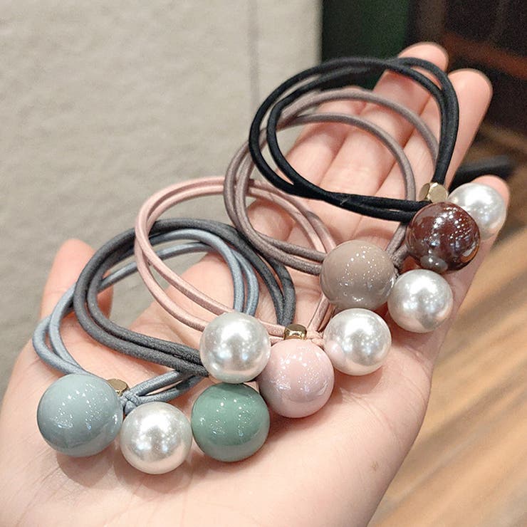 ヘアゴム パール おしゃれ | shoppinggo | 詳細画像9 