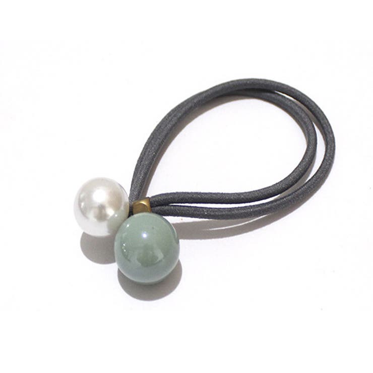 グレー | ヘアゴム パール おしゃれ | shoppinggo