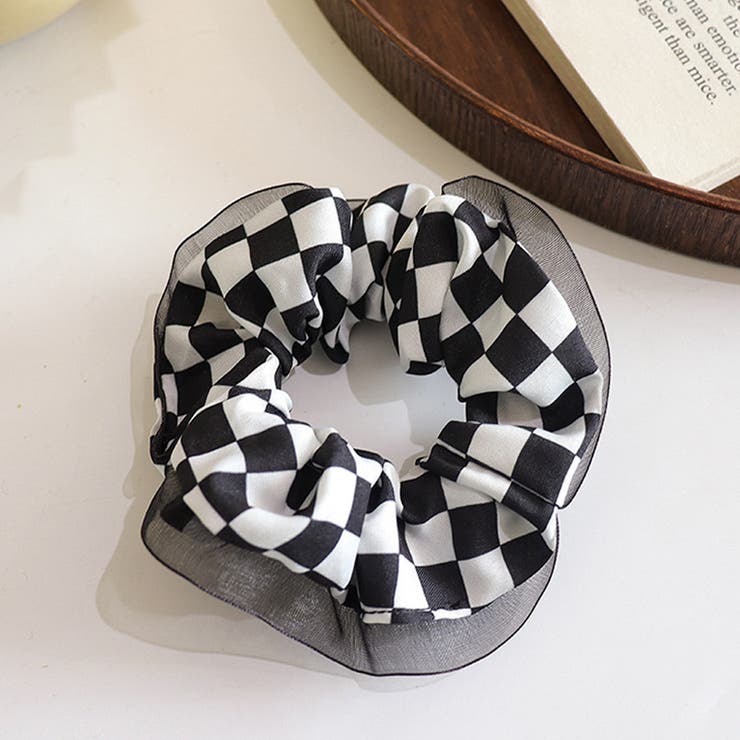 シュシュ ヘアゴム チェック柄 | shoppinggo | 詳細画像8 
