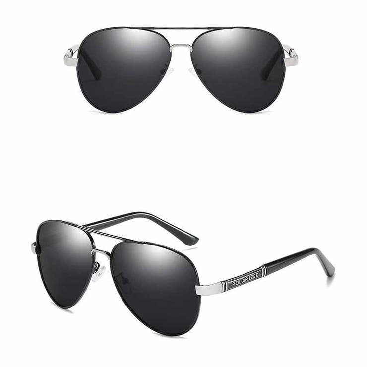 ブラックシルバー | サングラス レディース UVカット | shoppinggo