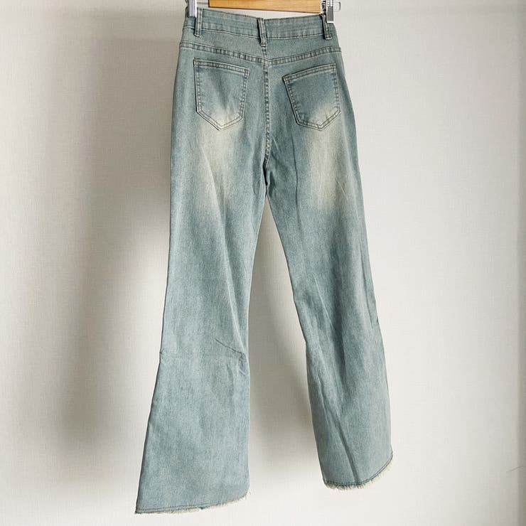 フレアパンツ デニムパンツ レディース | shoppinggo | 詳細画像4 