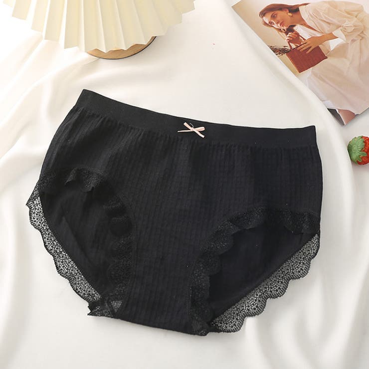 ブラック | レースショーツ ハイウエスト レディース | shoppinggo