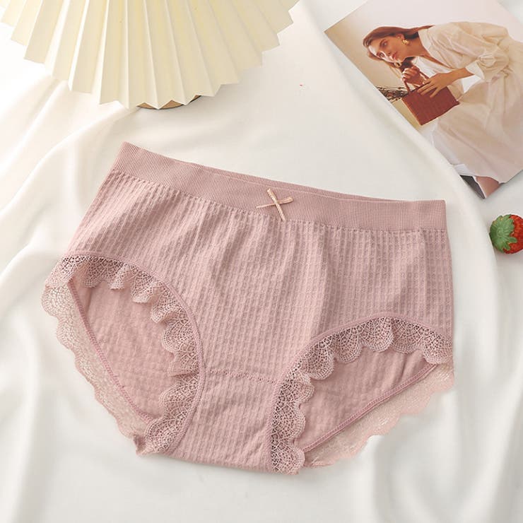 ピンク | レースショーツ ハイウエスト レディース | shoppinggo