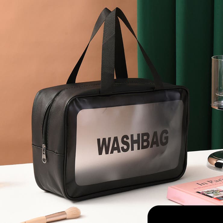 ブラック | 化粧ポーチ トラベルポーチ メイクポーチ | shoppinggo