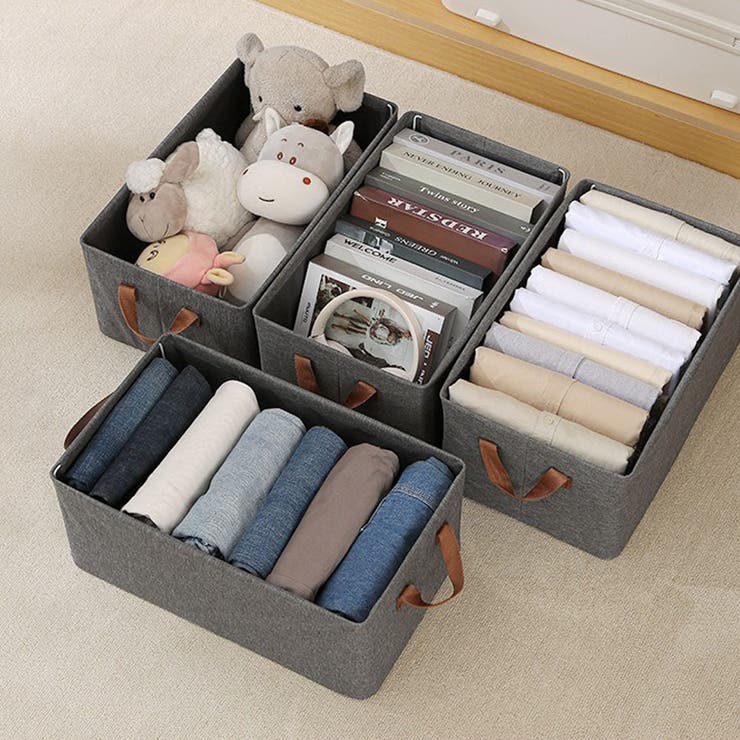 スチール骨入り収納ケース ズボン収納 靴下ケース | shoppinggo | 詳細画像11 