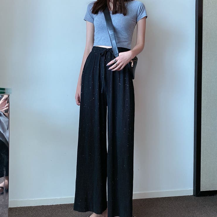 夏服 ワイドパンツ サマーパンツ | shoppinggo | 詳細画像9 