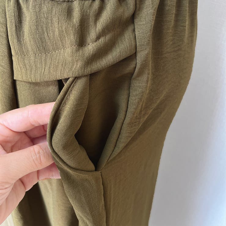 ワイドパンツ ガウチョパンツ ハイウエスト | shoppinggo | 詳細画像8 