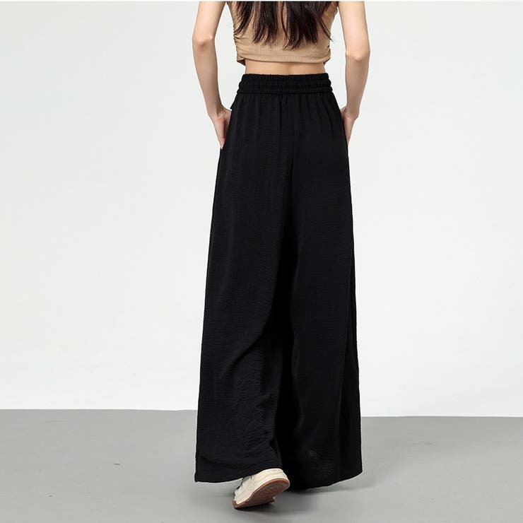 ワイドパンツ ガウチョパンツ ハイウエスト | shoppinggo | 詳細画像14 