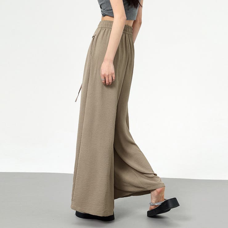 ワイドパンツ ガウチョパンツ ハイウエスト | shoppinggo | 詳細画像17 