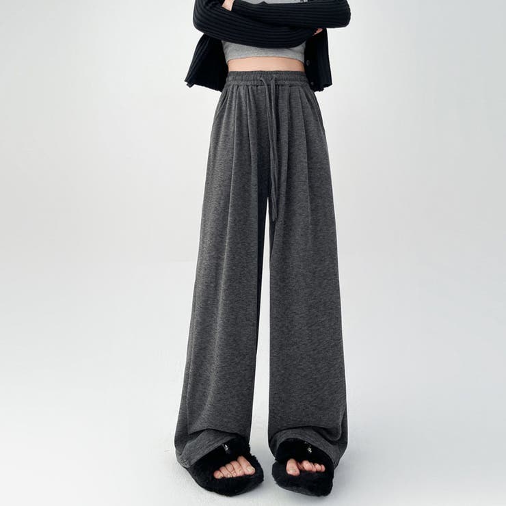 グレー | ワイドパンツ レディース ストレート | shoppinggo