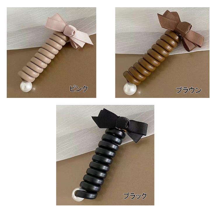 プリングヘアゴム くるくる ヘアアクセサリー | shoppinggo | 詳細画像2 