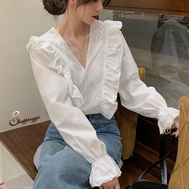 新作ブラウス シャツ トップス | shoppinggo | 詳細画像1 