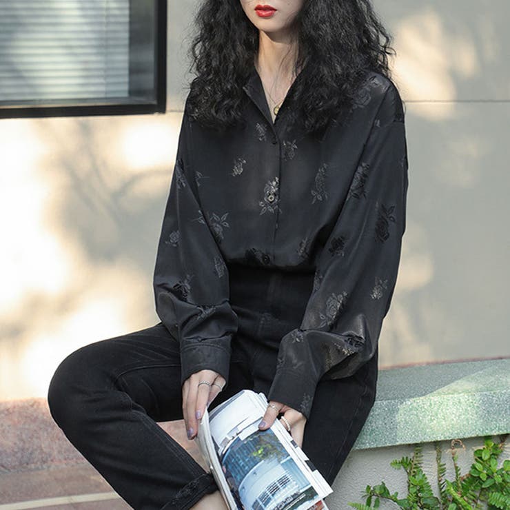 ブラック | 新作ブラウス シャツ トップス | shoppinggo