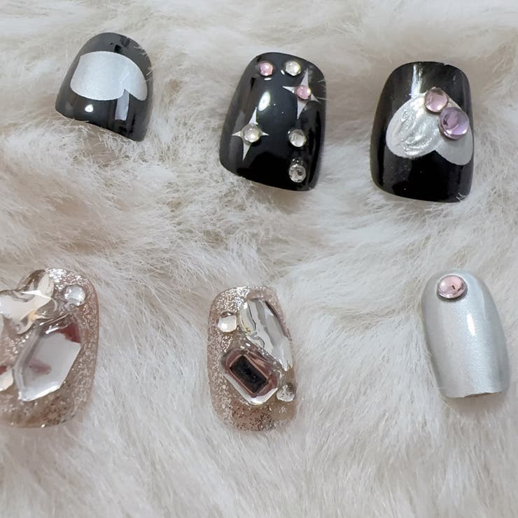 ネイルチップ ショート きらきら | shoppinggo | 詳細画像3 