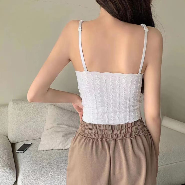 レースキャミソール ブラトップ ショート丈 | shoppinggo | 詳細画像6 