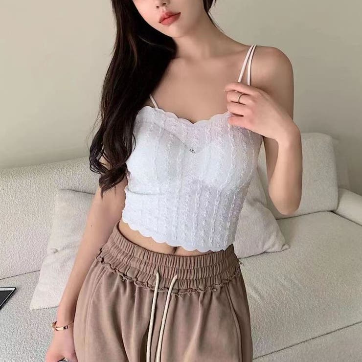 レースキャミソール ブラトップ ショート丈 | shoppinggo | 詳細画像7 