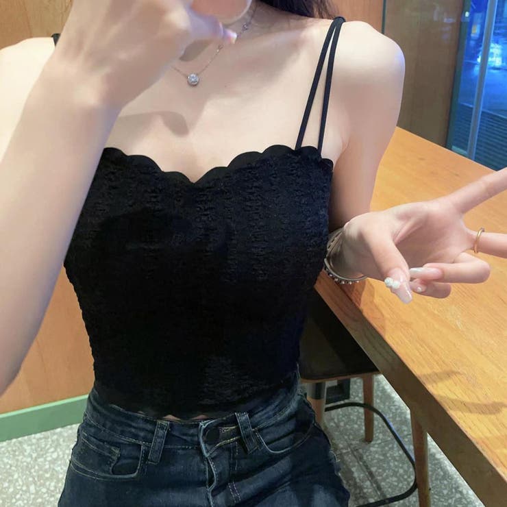 レースキャミソール ブラトップ ショート丈 | shoppinggo | 詳細画像12 