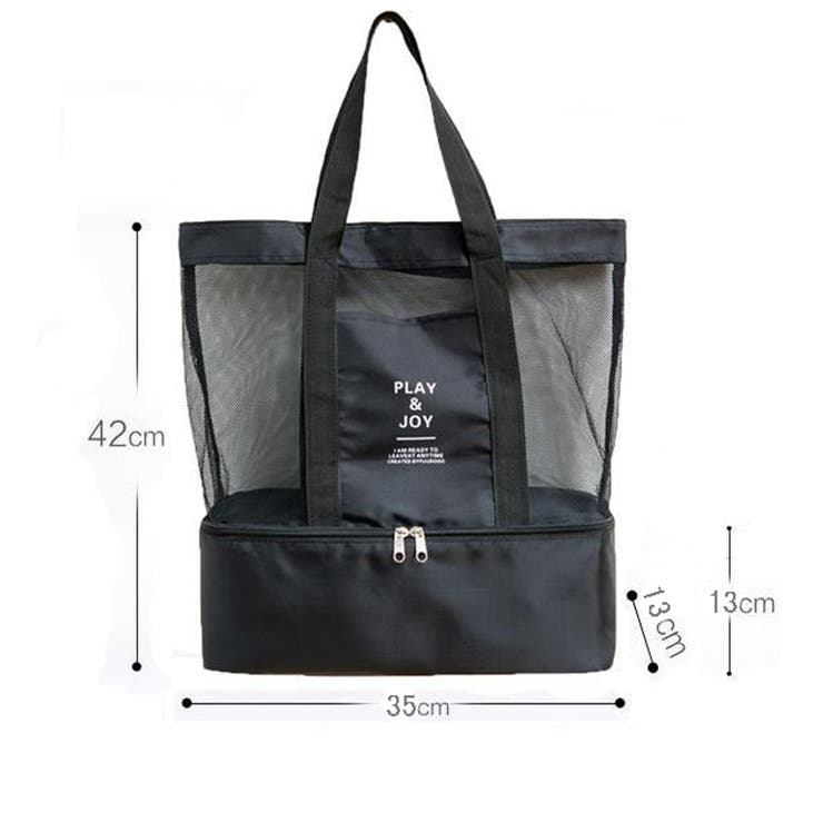 プールバッグ ビーチバッグ 2層タイプ | shoppinggo | 詳細画像3 