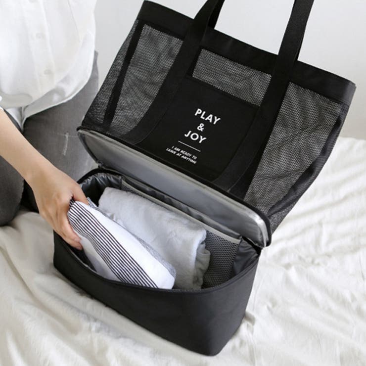 プールバッグ ビーチバッグ 2層タイプ | shoppinggo | 詳細画像10 