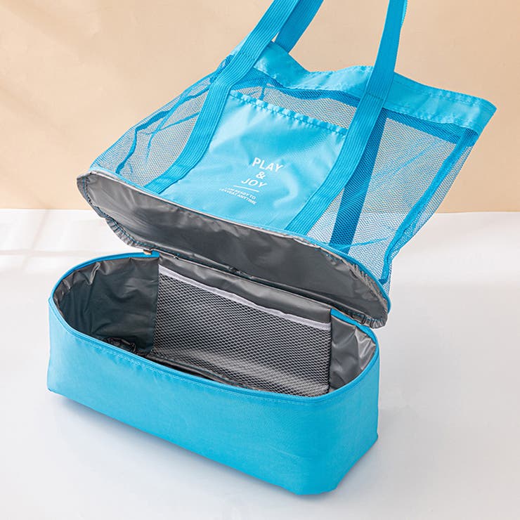 プールバッグ ビーチバッグ 2層タイプ | shoppinggo | 詳細画像15 