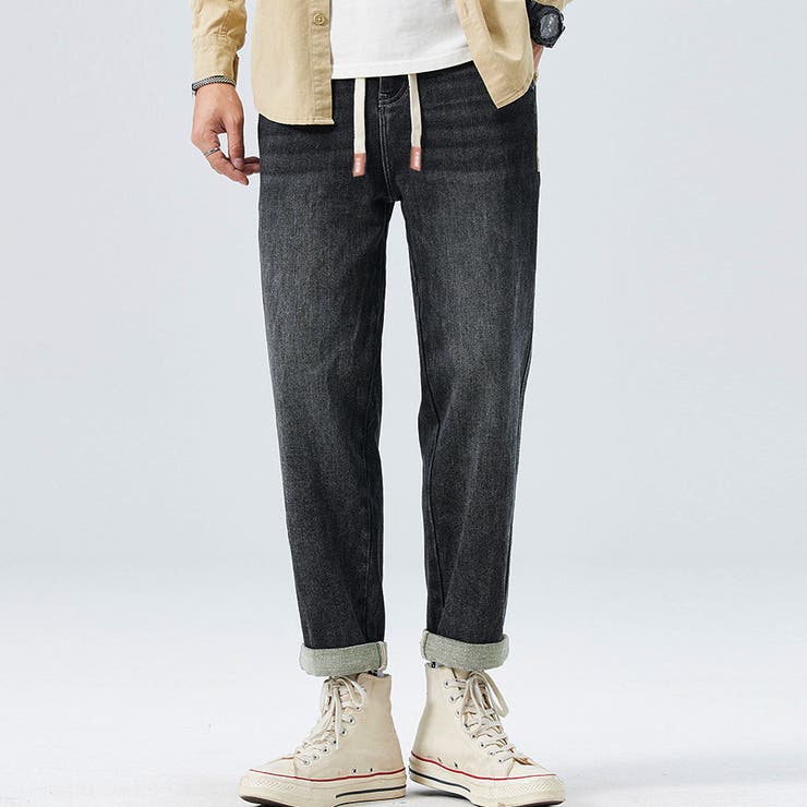 ブルー | ジーンズ 裏起毛デニムパンツ メンズ | shoppinggo