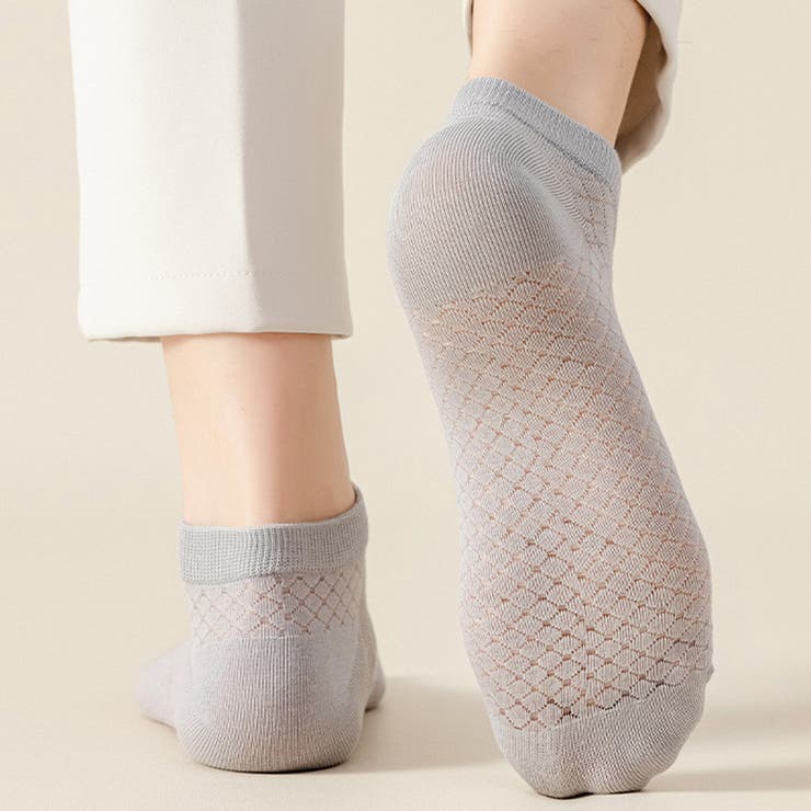 靴下 薄手 メッシュ編み | shoppinggo | 詳細画像6 