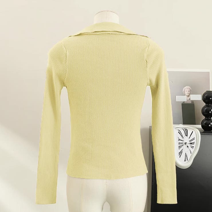 ニットトップス セーター Vネック | shoppinggo | 詳細画像4 