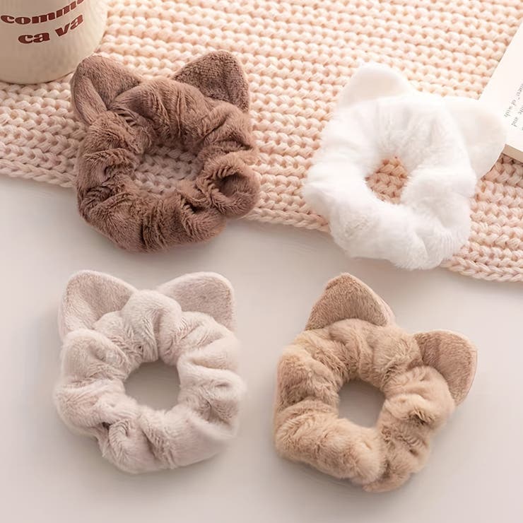 ヘアゴム シュシュ フワフワ | shoppinggo | 詳細画像3 