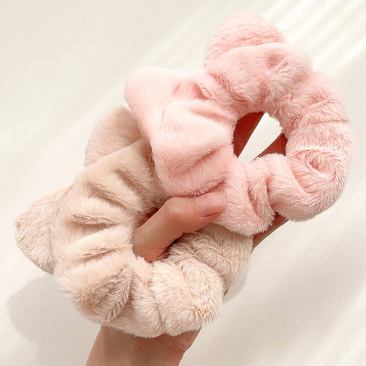 ヘアゴム シュシュ フワフワ | shoppinggo | 詳細画像5 