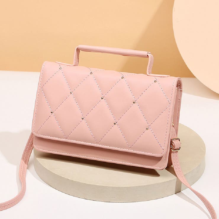 ライトピンク | ミニバッグ スマホポーチ ショルダーバッグ | shoppinggo