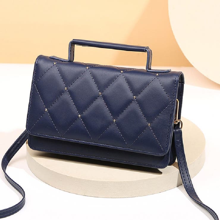 ネイビー | ミニバッグ スマホポーチ ショルダーバッグ | shoppinggo