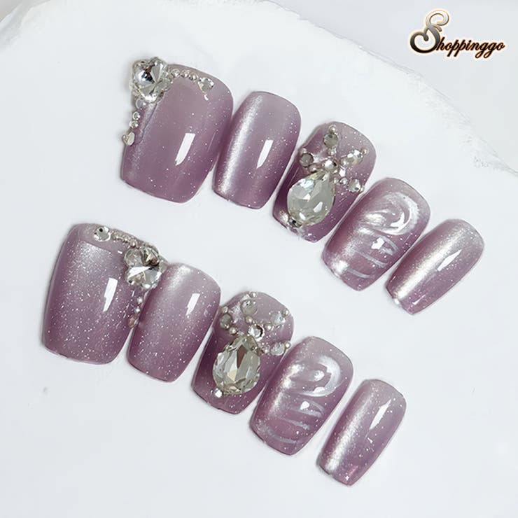 ネイルチップ ショート シンプル | shoppinggo | 詳細画像1 