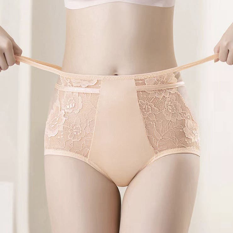 ベージュ | レースショーツ 紐パン ゴム | shoppinggo